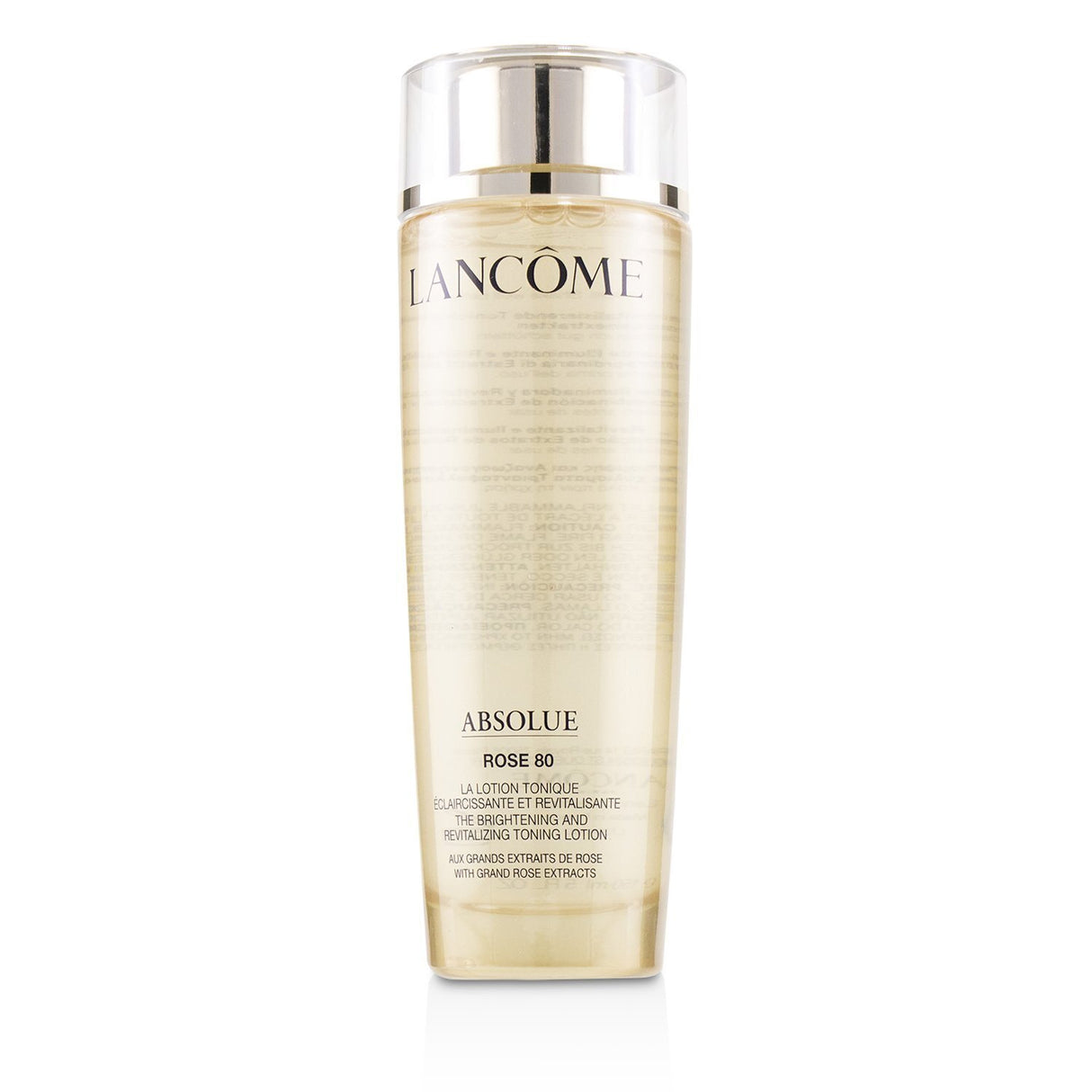 Lancôme Absolue Rose 80 is a brightening toning lotion infused with rose actives for radiant, revitalized skin.