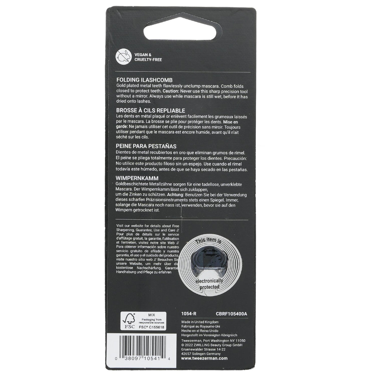 Tweezerman - Folding Ilashcomb - -