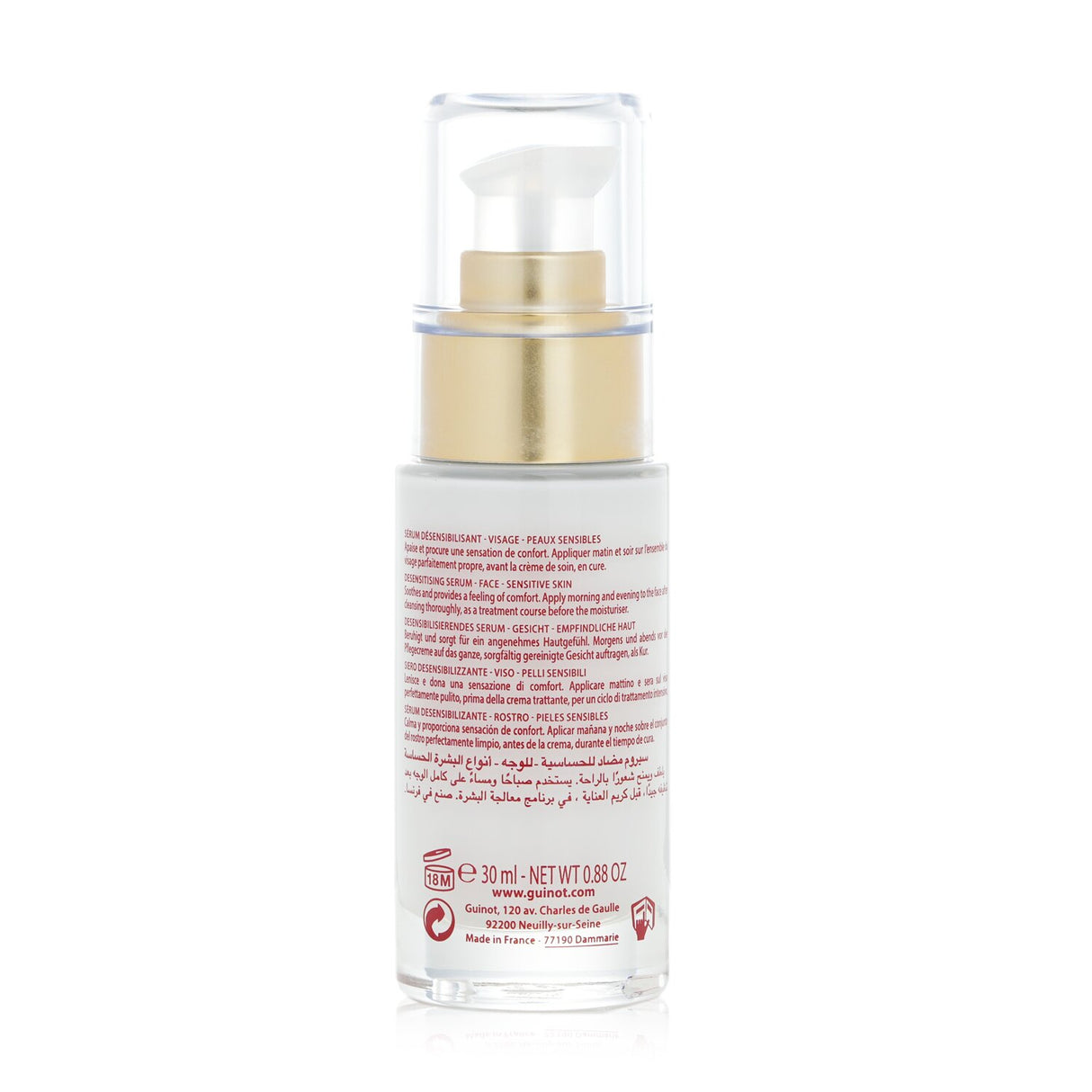 Guinot - Hydra Sensitive Serum - For Sensitive & Reactive Skin - 30ml/0.88oz