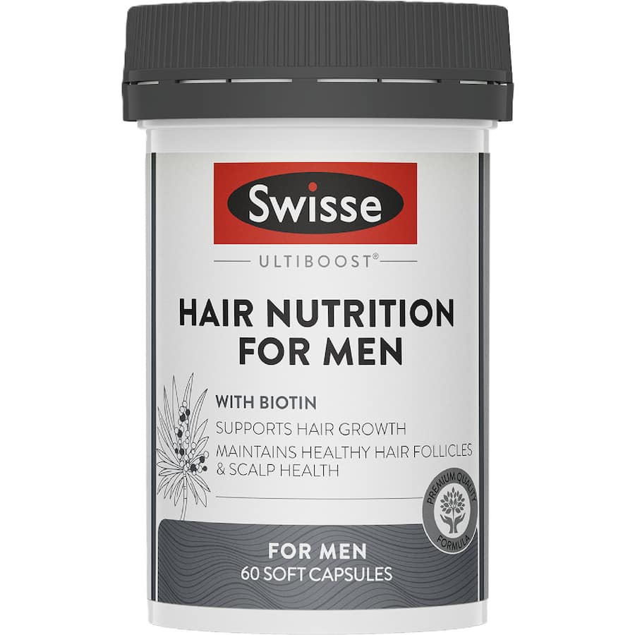 Swisse Ultiboost Hair Nutrition For Men 60pack
