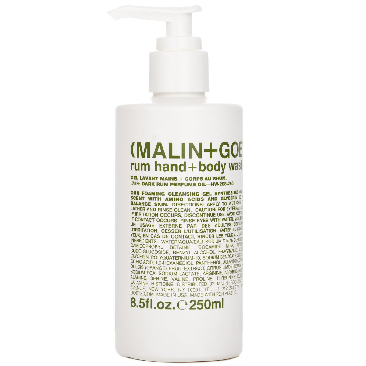 MALIN+GOETZ Rum Hand+Body Wash 250ml/8.5oz