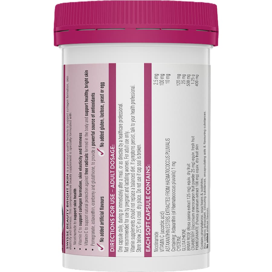 Swisse Beauty Bright Skin Capsules 60pack