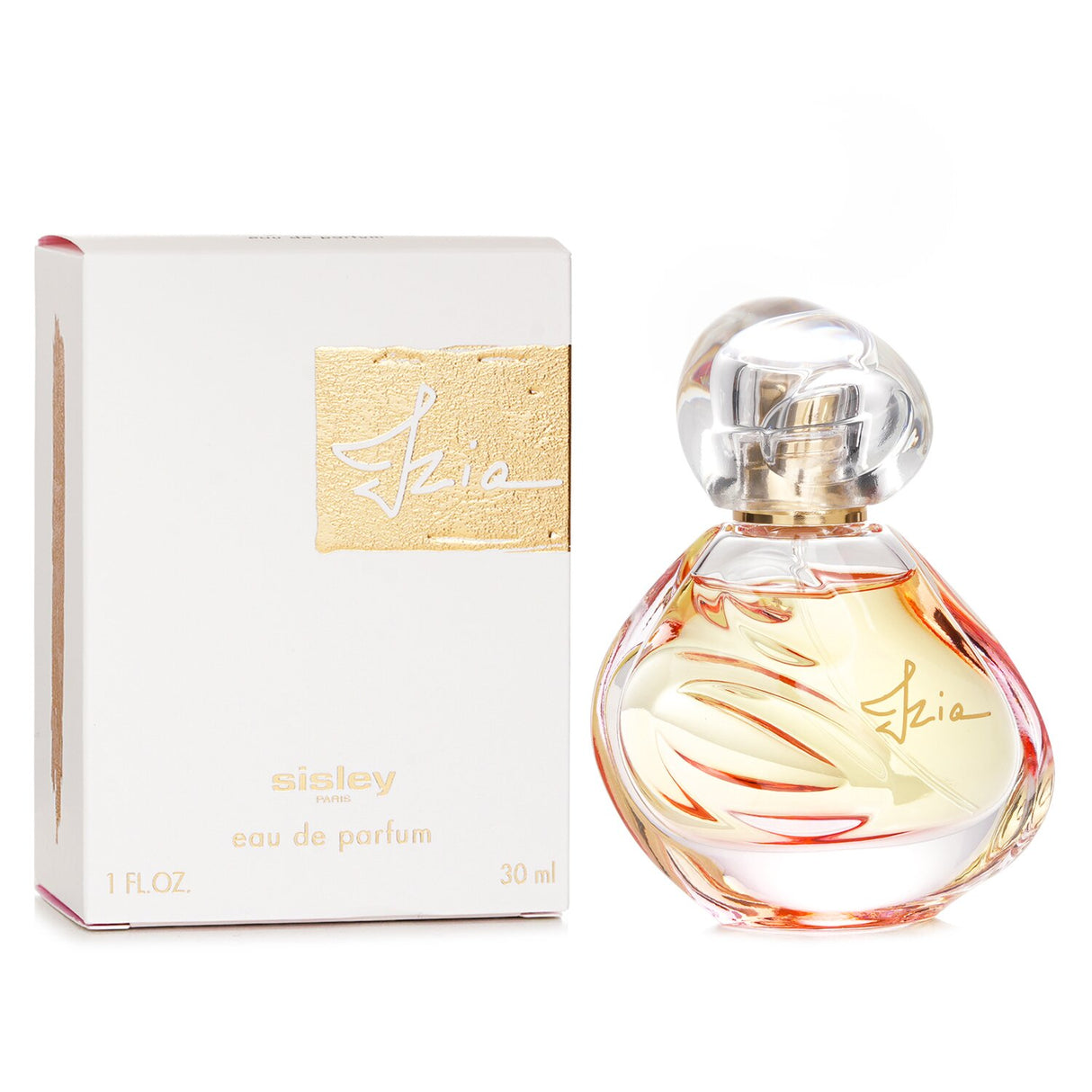 "Sisley Izia Eau De Parfum Spray 30ml, a citrus floral fragrance with notes of bergamot, rose, and cedar for modern elegance."