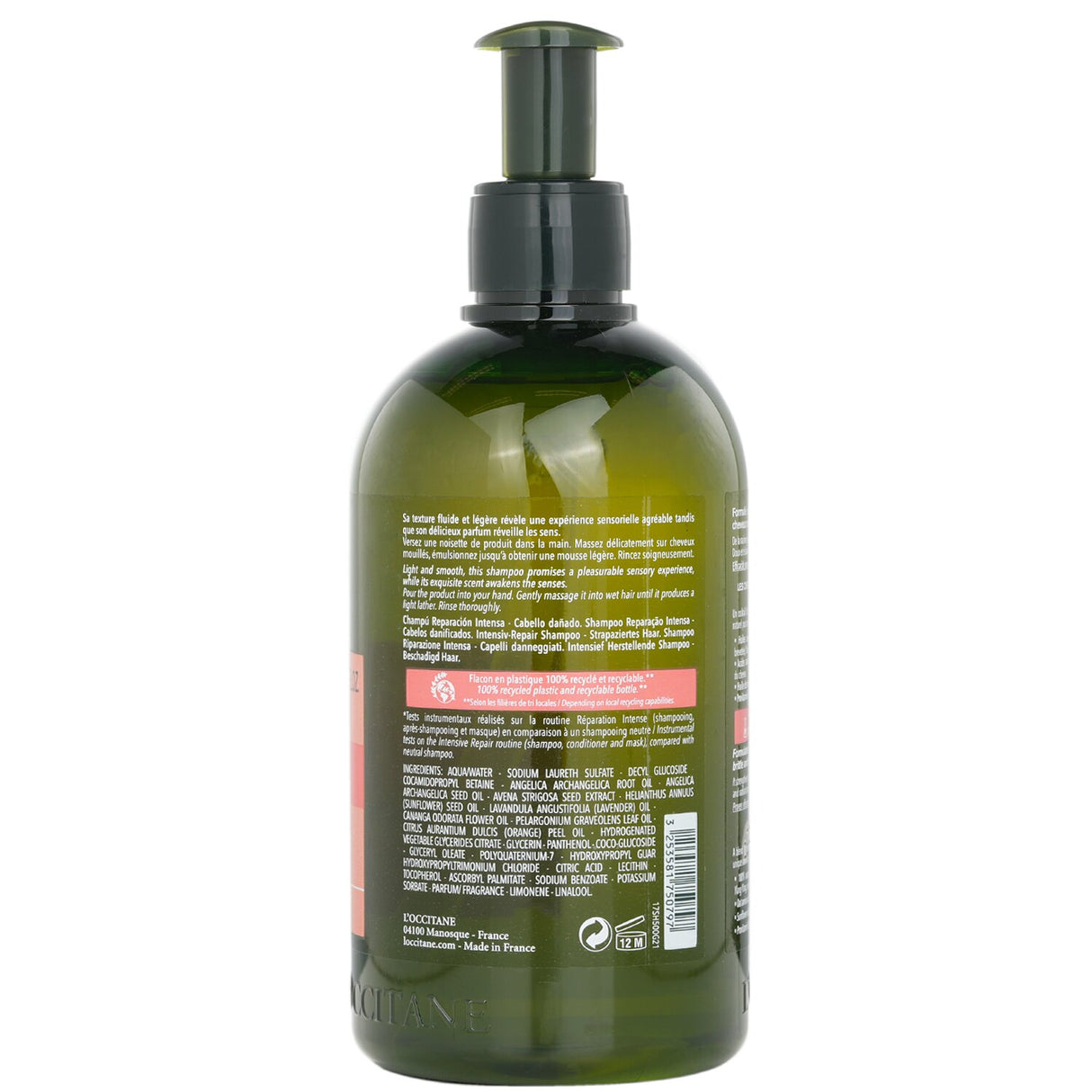 L'Occitane - Aromachologie Intensive Repair Shampoo (Damaged Hair) - 500ml/16.9