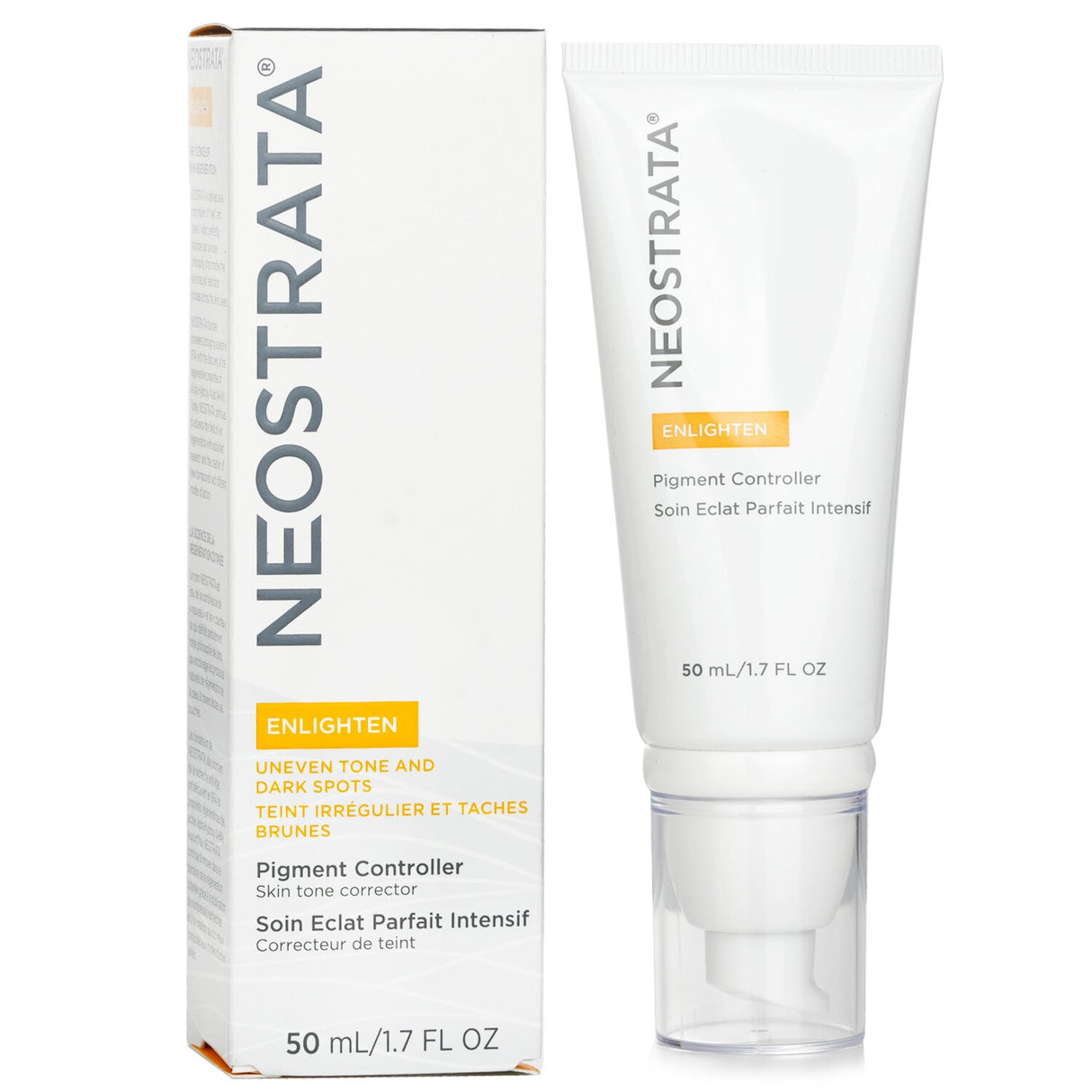 Neostrata Enlighten Pigment Controller in a 50ml bottle, brightening and evening skin tone with advanced active ingredients.