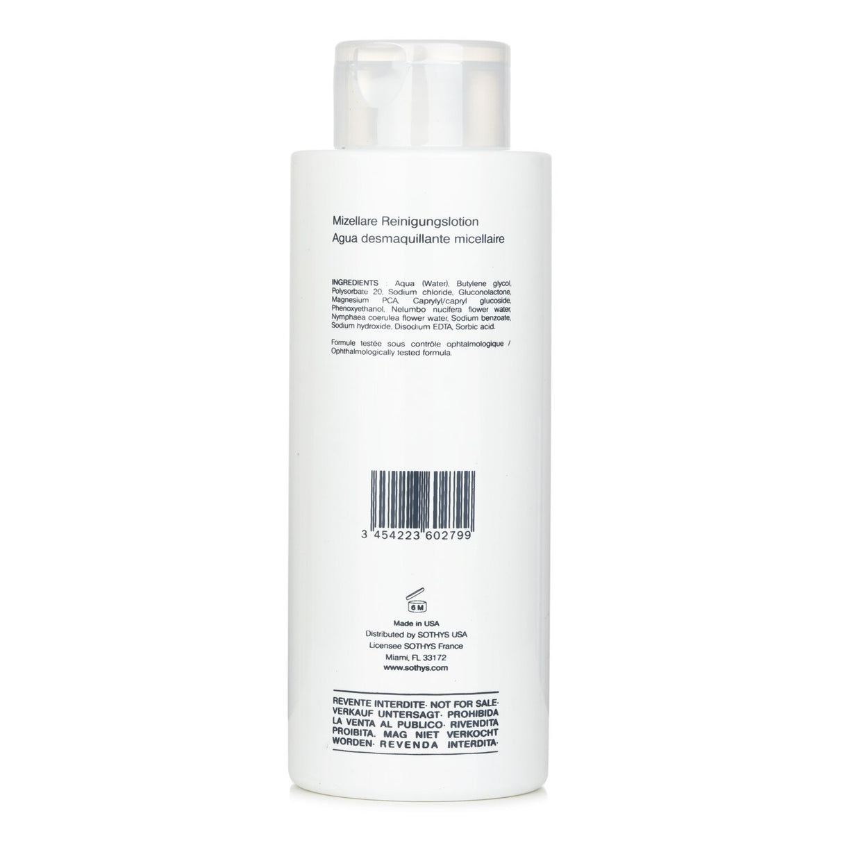 Sothys - Micellar Cleansing Water (Salon Size) - 500ml/16.9oz