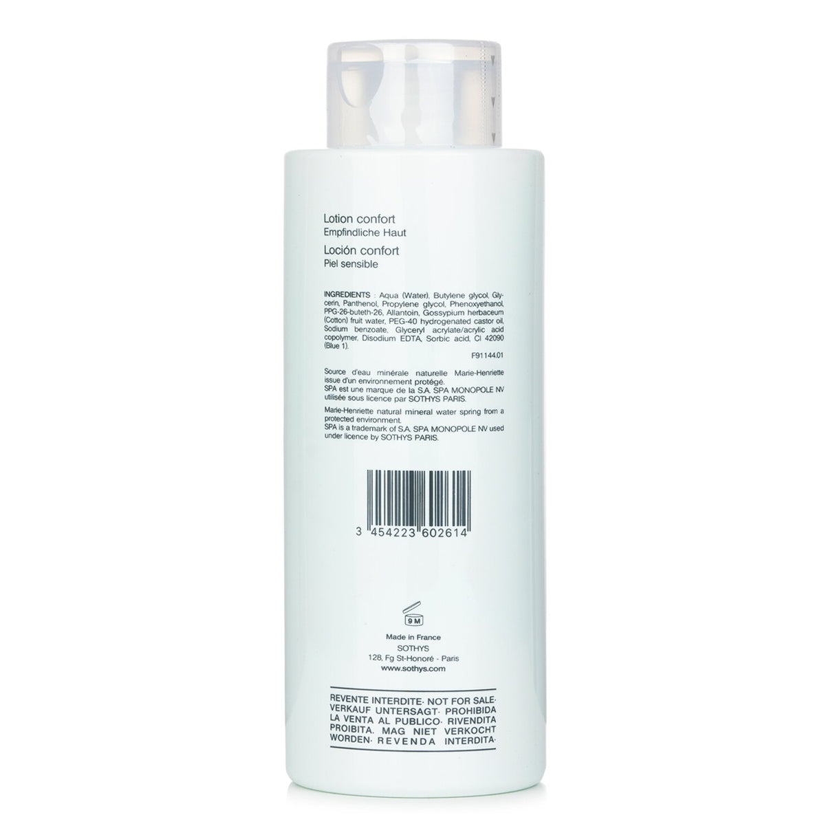 Sothys - Comfort Lotion - For Sensitive Skin (Salon Size) - 500ml/16.9oz