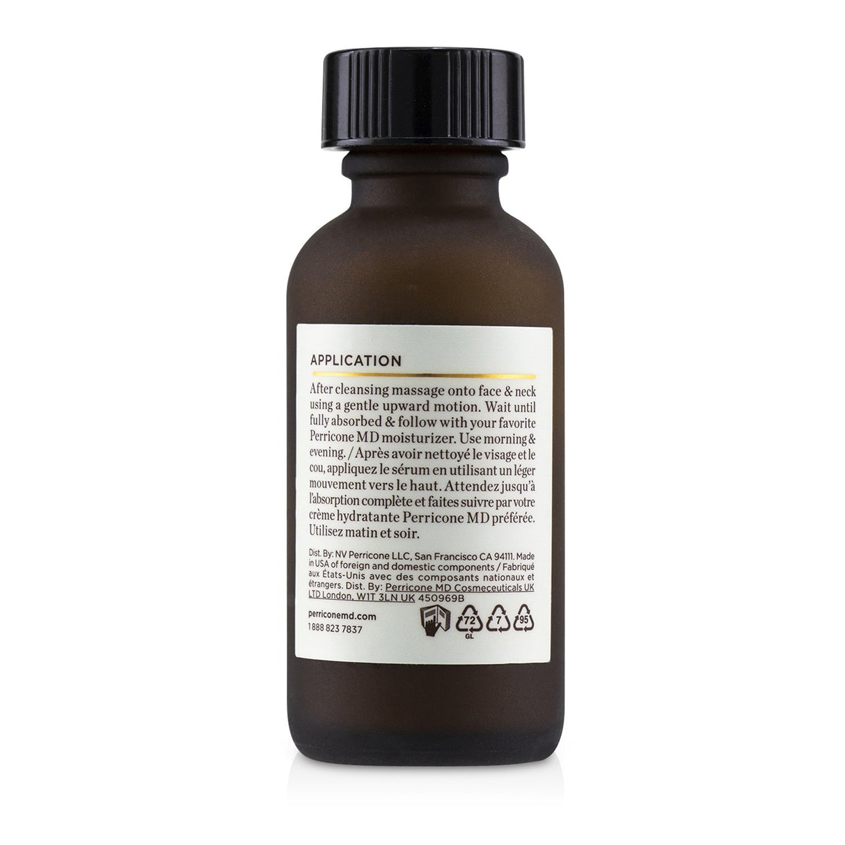 Perricone MD Essential Fx Acyl-Glutathione Serum in 30ml, targeting deep wrinkles with a hydrating, silky texture.