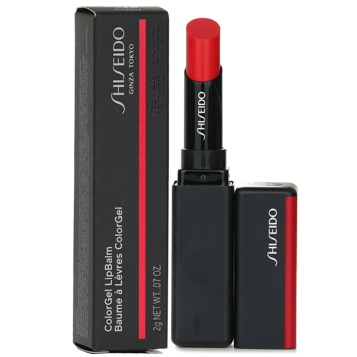 Shiseido - ColorGel LipBalm - # 105 Poppy (Sheer Cherry)  - 2g/0.07oz