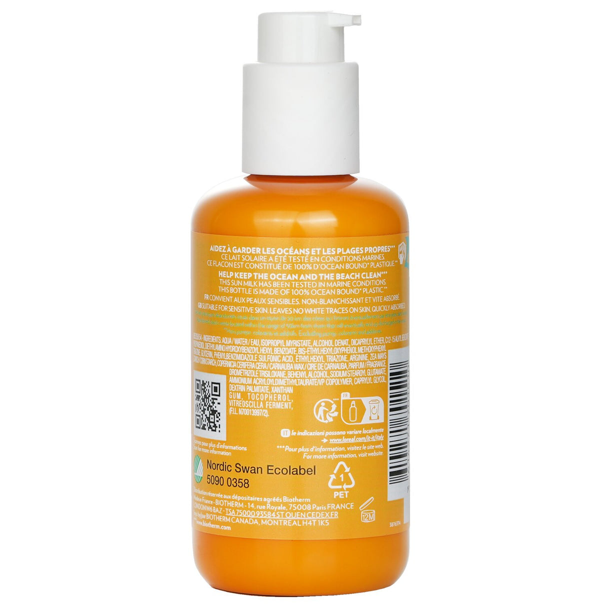 Biotherm - Waterlover Melting Sun Milk SPF 50 - For Face & Body - 200ml/6.76oz