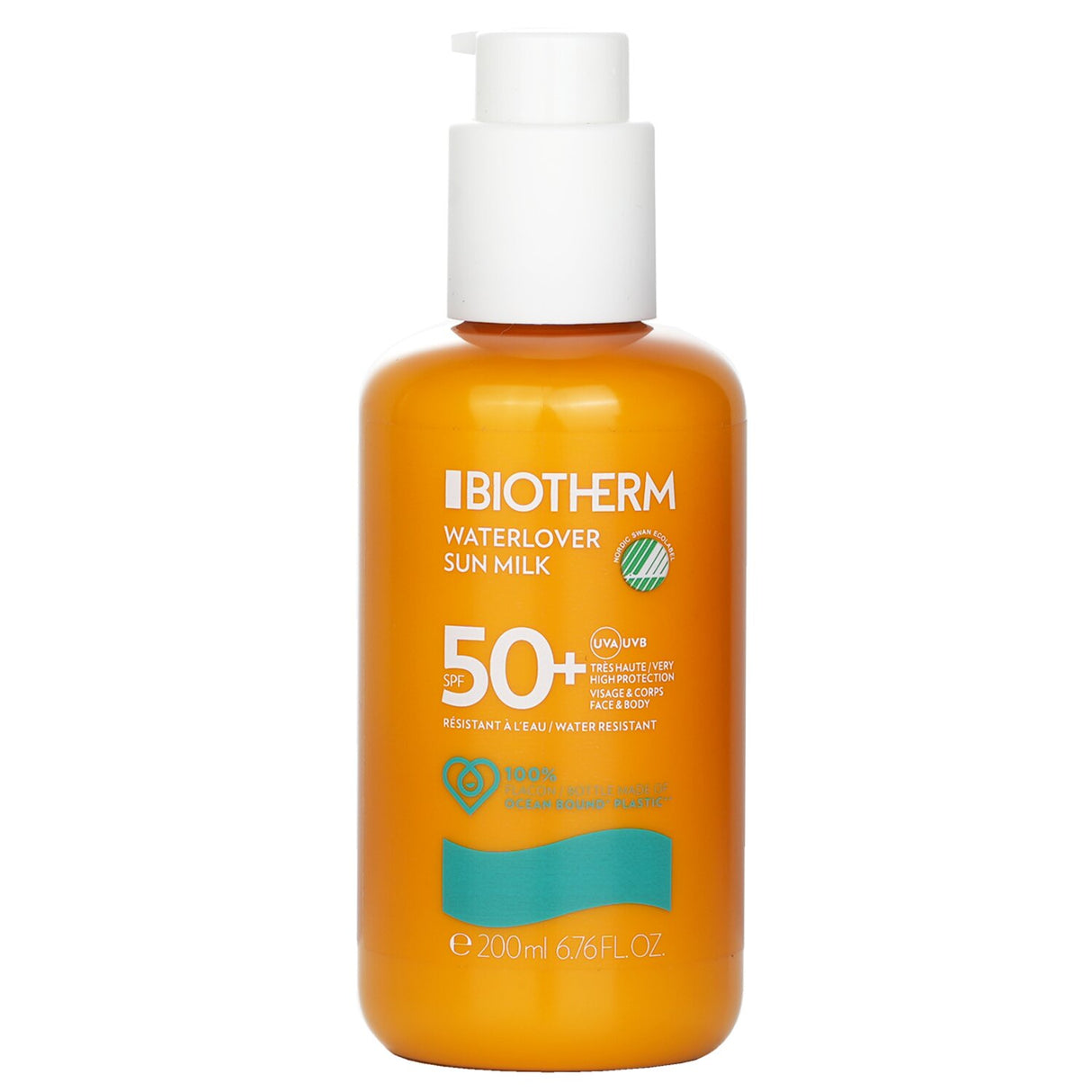Biotherm - Waterlover Melting Sun Milk SPF 50 - For Face & Body - 200ml/6.76oz