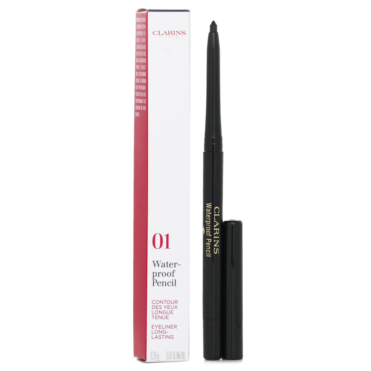 Clarins - Waterproof Pencil - # 01 Black Tulip - 0.29g/0.01oz