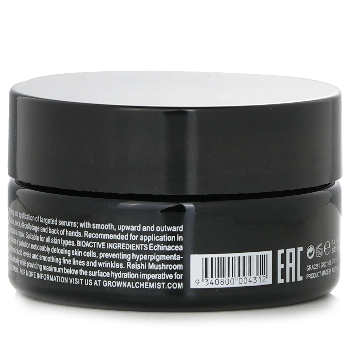 Grown Alchemist Detox Night Cream with Peptide-3, Echinacea & Reishi Extract for rejuvenated, radiant skin overnight.