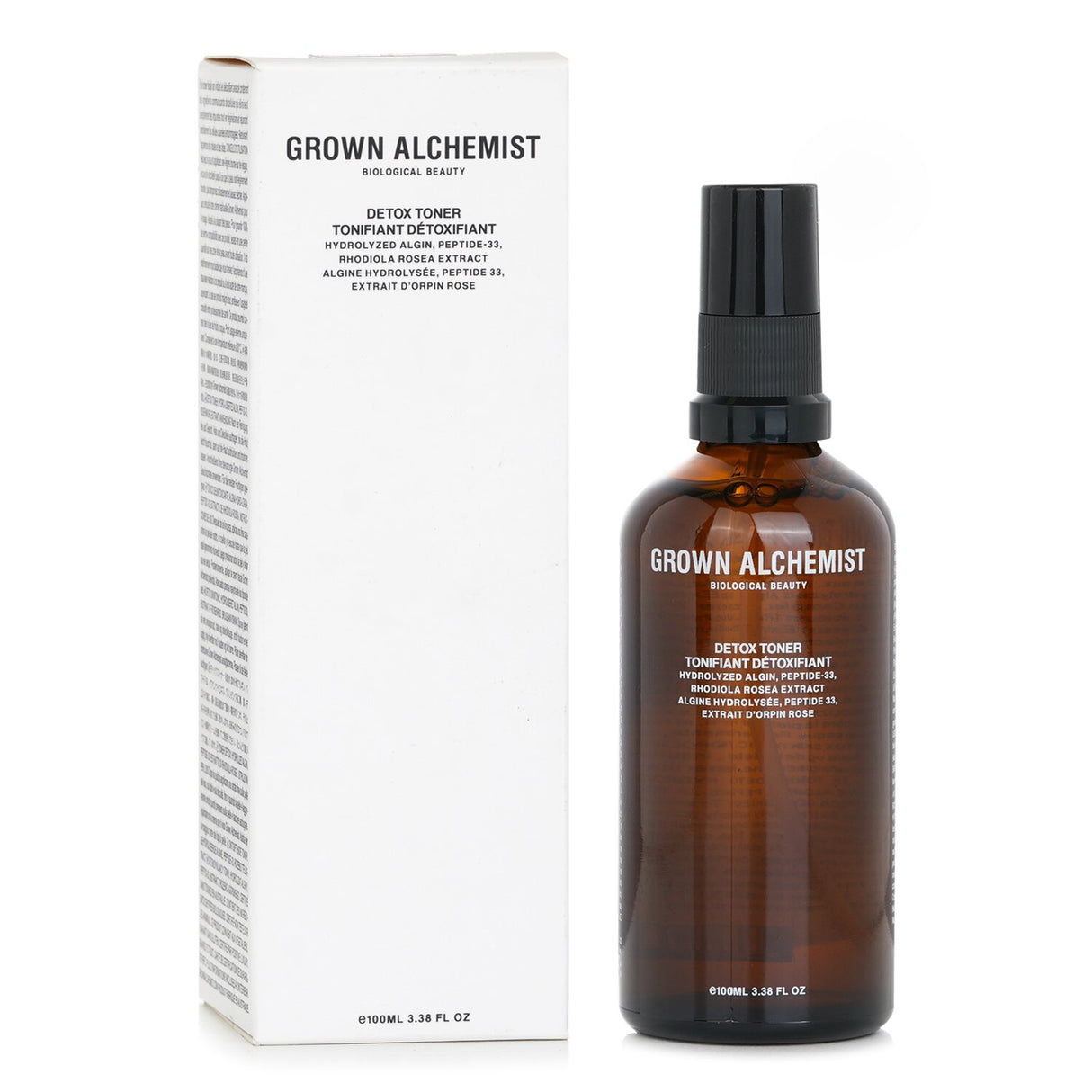 Grown Alchemist - Detox Toner - Hydrolyzed Algin, Peptide-33 & Rhodiola Rosea Ex