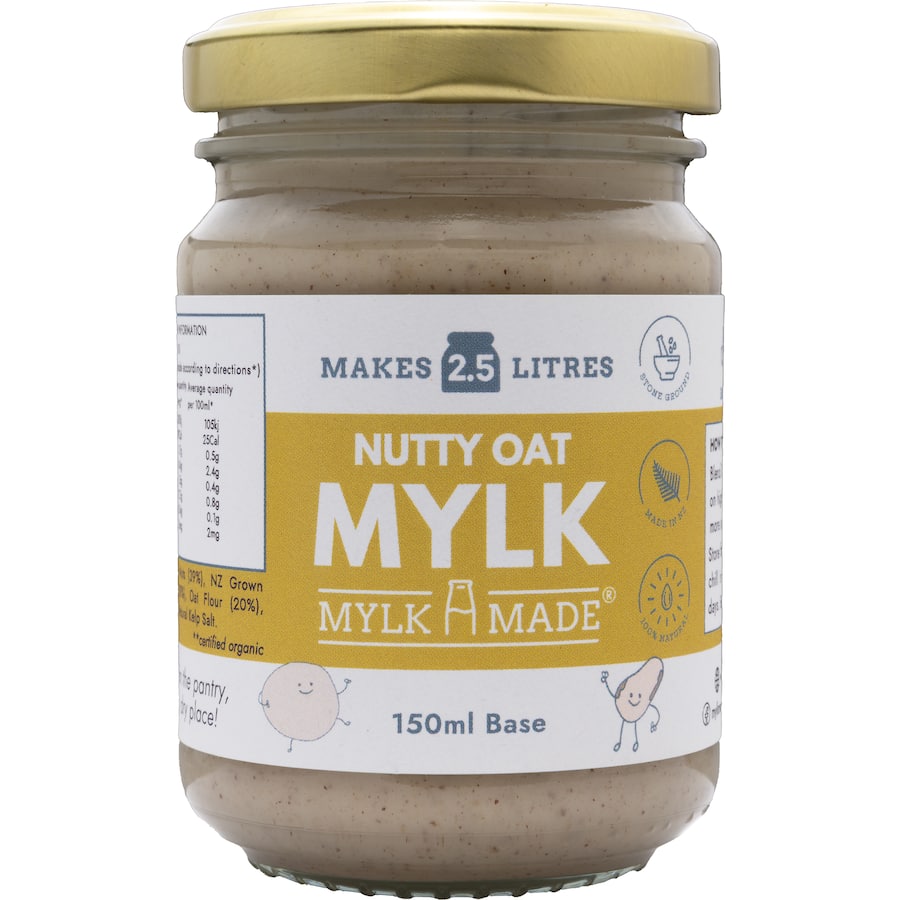 Mylk Made Oat Milk Nutty Oat Base Jar 150mL
