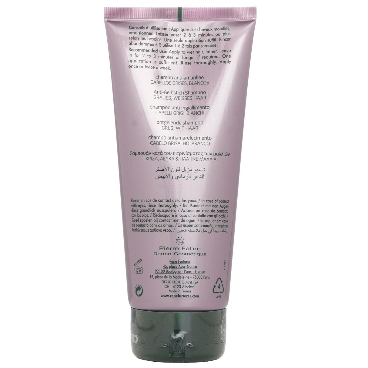 Rene Furterer Okara Silver Silver Radiance Ritual Toning Shampoo (Gray, White Ha