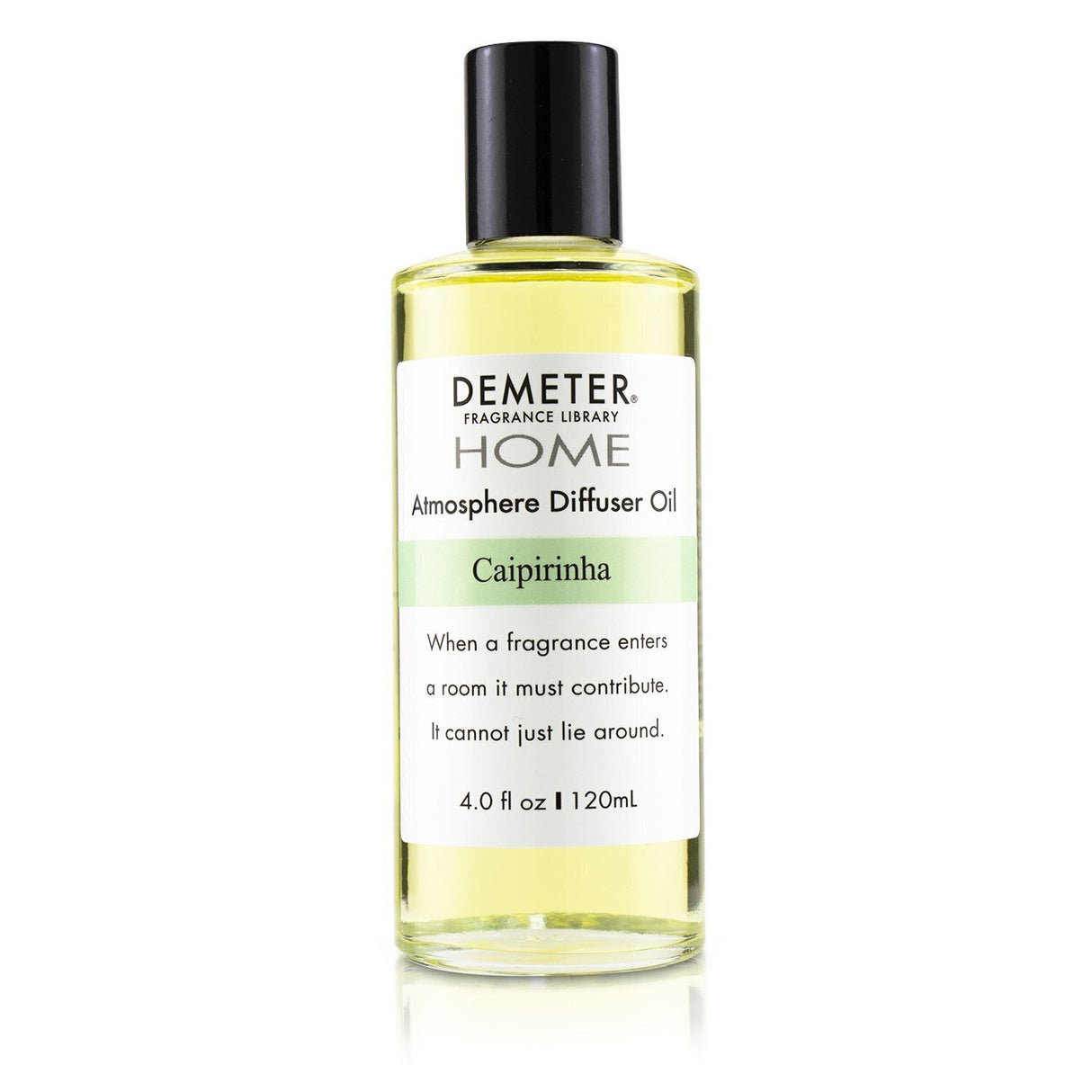 Demeter Caipirinha Diffuser Oil in a 120ml bottle, providing a lively citrus scent to enhance and refresh your living space.
