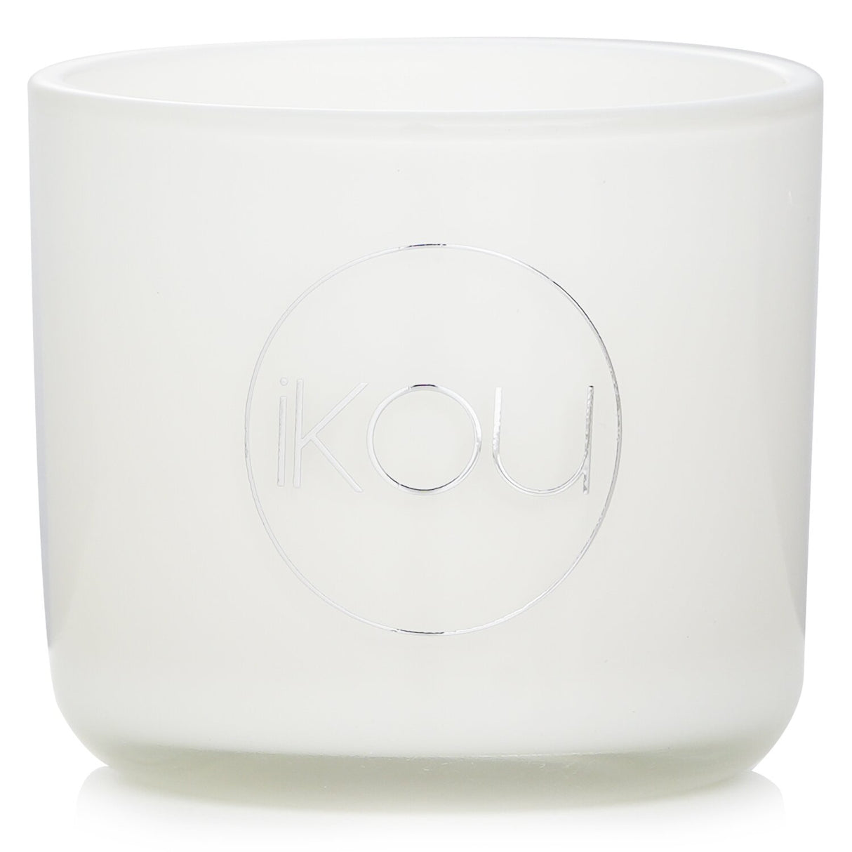 A natural wax aromatherapy candle in glass, infused with essential oils for joy, inspired by Australian White Flannel Flower.