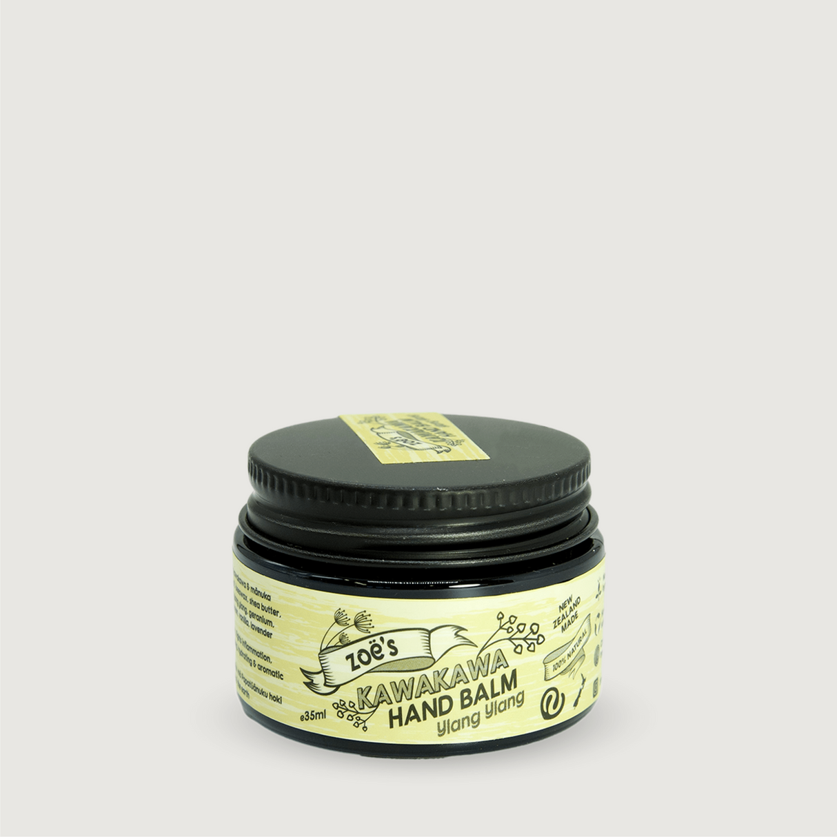 Moana Road - Zoe's Kawakawa Balms/Perfumes - Hand Balm Ylang Ylang (35ml)