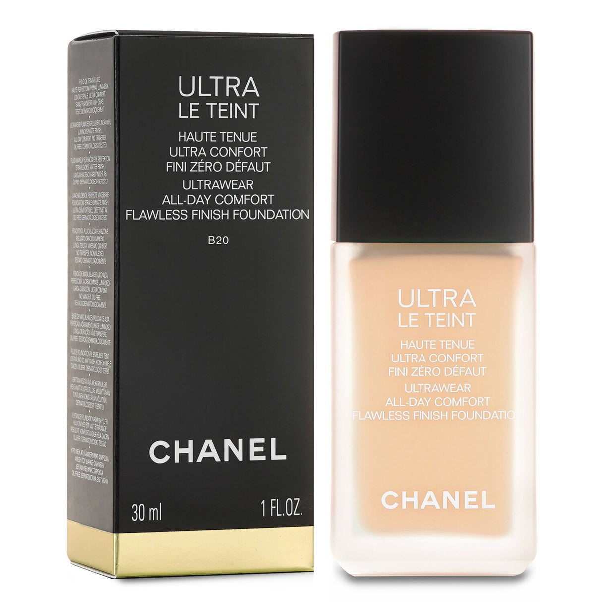 Chanel Ultra Le Teint Ultrawear All Day Comfort Flawless Finish Foundation - # B
