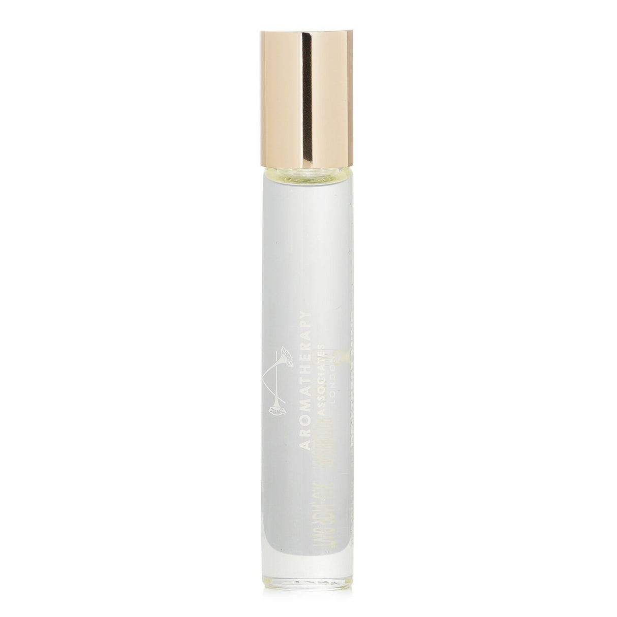 Aromatherapy Associates De-Stress Mind Roller Ball, a 10ml essential oil blend for calming and restoring tranquility on-the-go.
