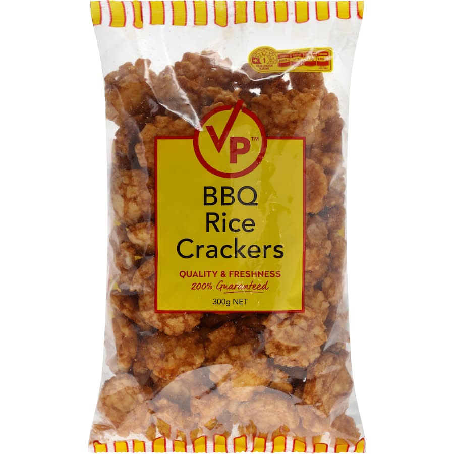 Vp Rice Crackers Bbq Flavour 300g