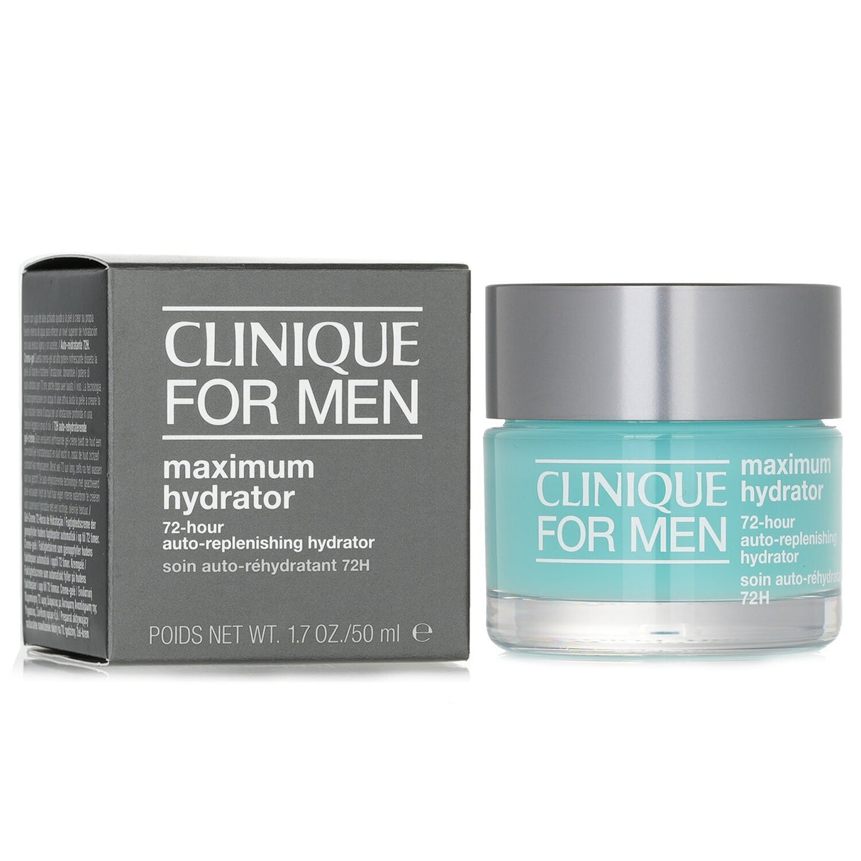 Lightweight gel-cream hydrator for men, delivering 72 hours of moisture for refreshed, plump, and healthy-looking skin.