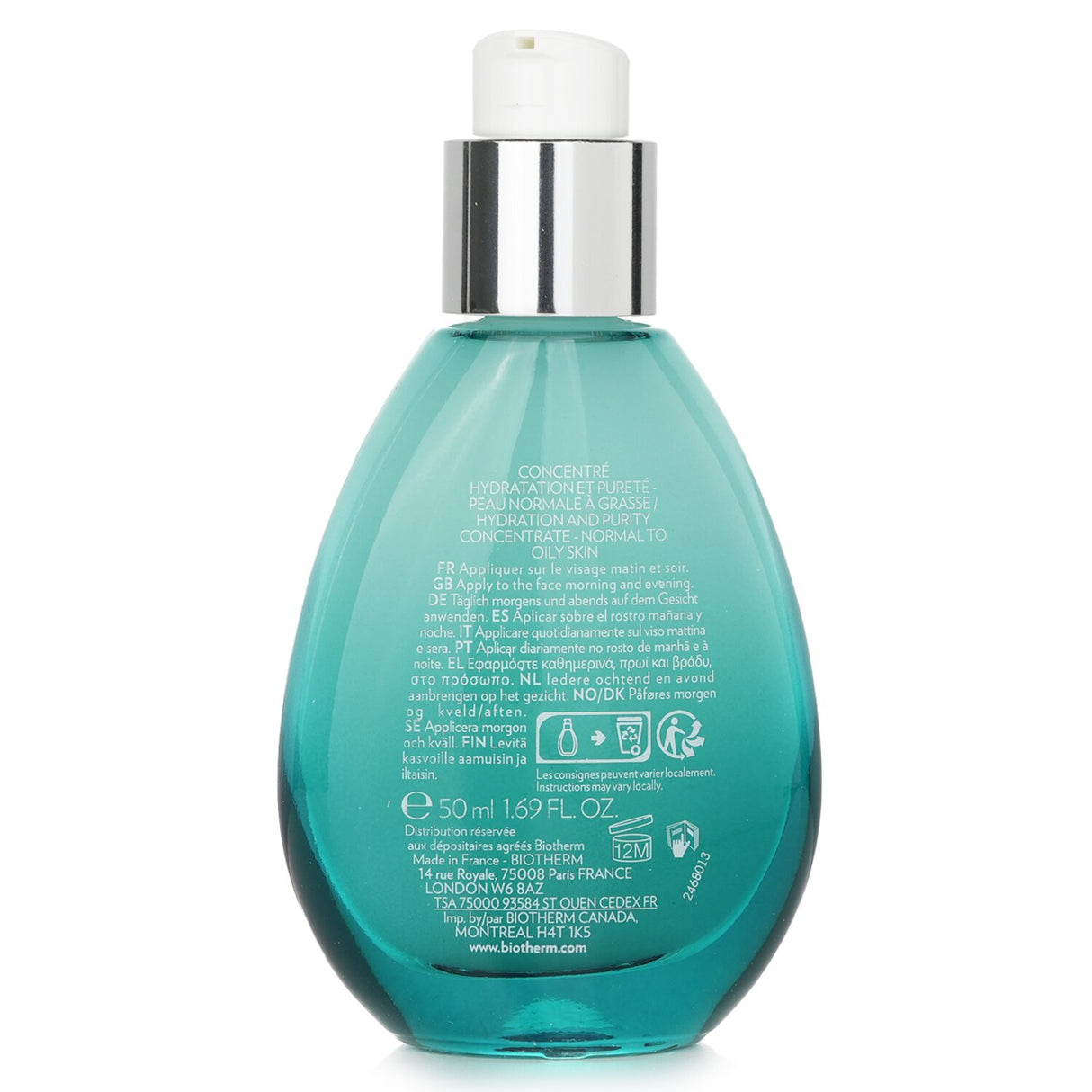Biotherm - Aqua Super Concentrate (Pure) - For Normal/ Oily Skin - 50ml/1.69oz