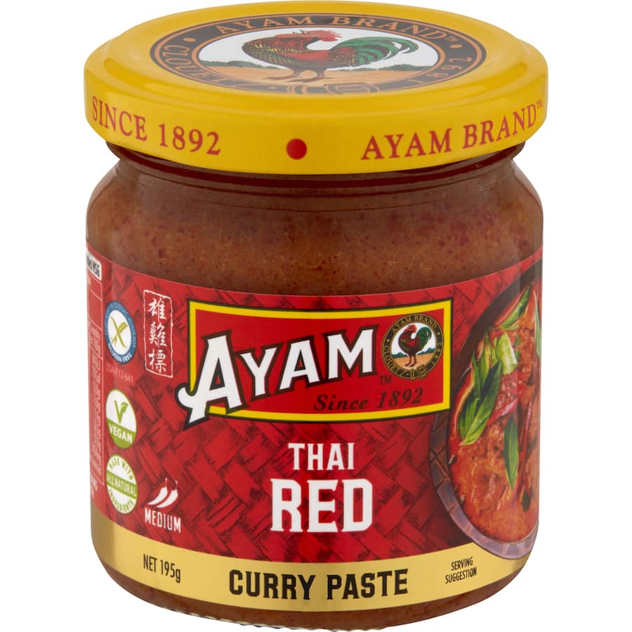 Ayam Curry Paste Red Jar 195g