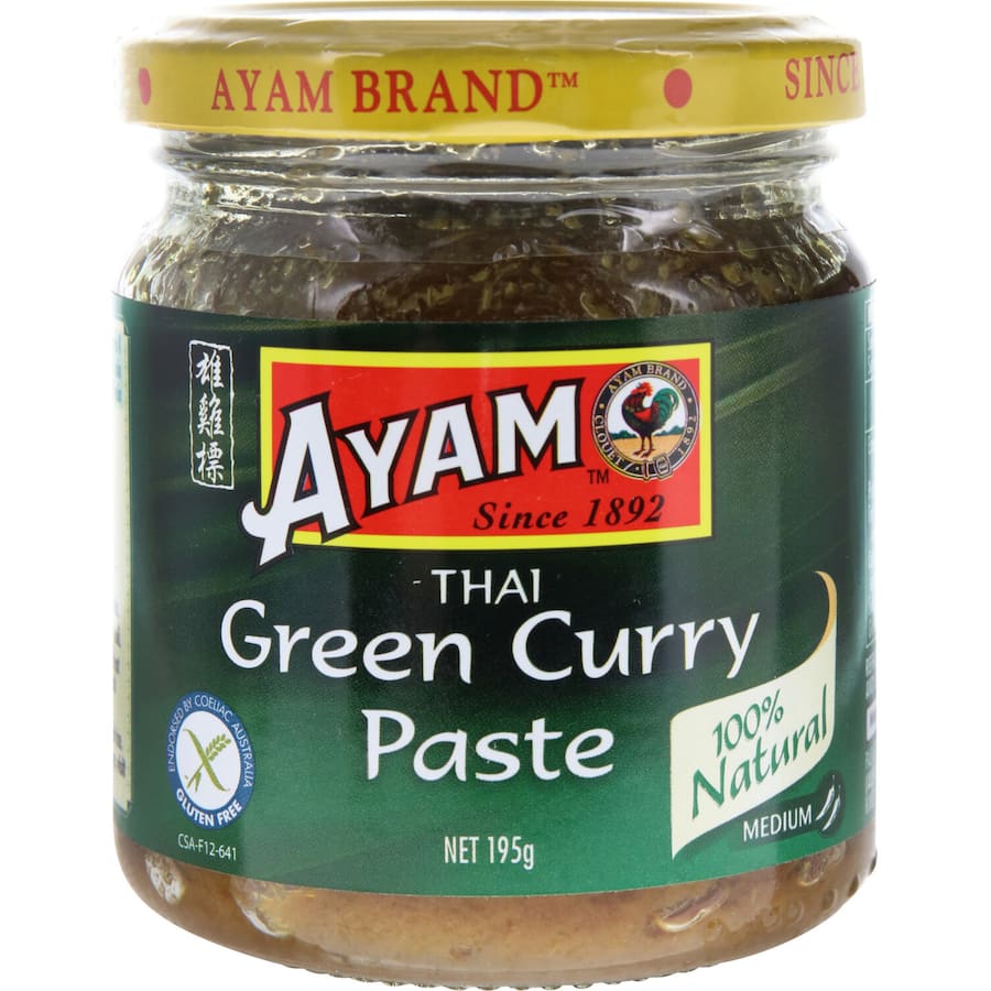 Ayam Curry Paste Green Jar 195g
