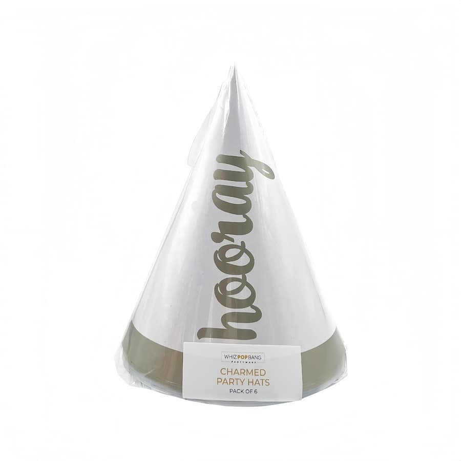Whiz Pop Bang Party Hats Happy Birthday 6pack