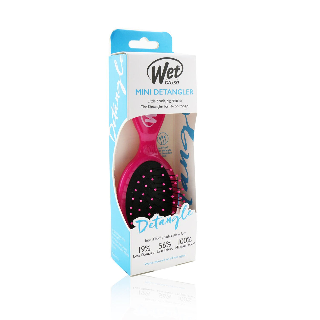 Wet Brush - Mini Detangler - # Pink - 1pc