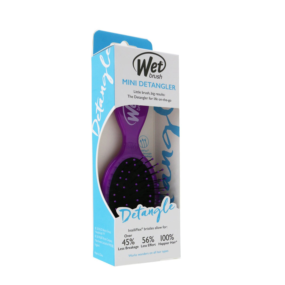 Wet Brush - Mini Detangler - # Purple - 1pc