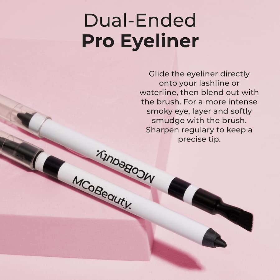 Mcobeauty Eyeliner Pencil Dual Ended Black .6g