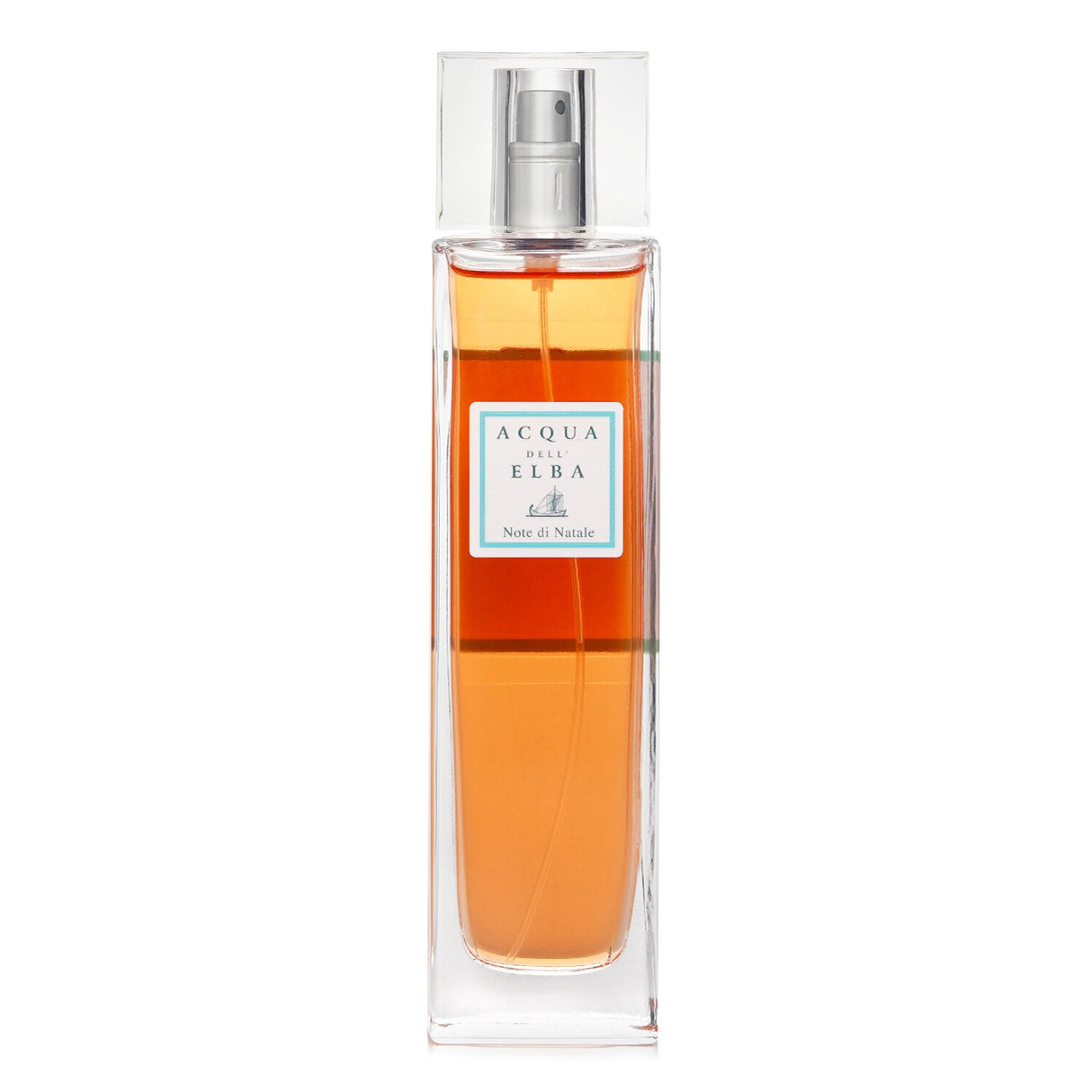 Luxurious Acqua Dell'Elba room spray in Note Di Natale, perfect for infusing festive cheer with warm orange and cinnamon scents.