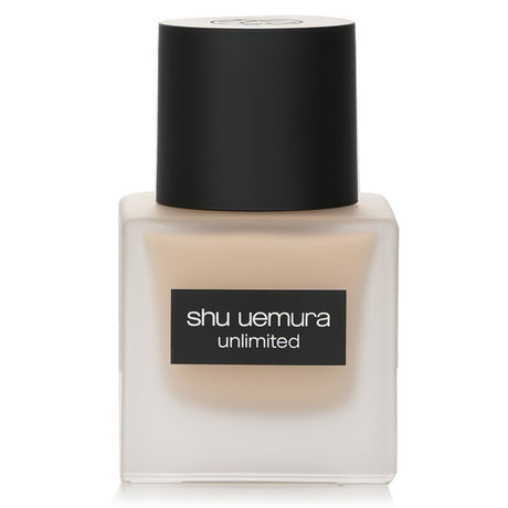 Lightweight Shu Uemura foundation with SPF 24, #674 Light Shell, offers a semi-matte finish and long-lasting wear.