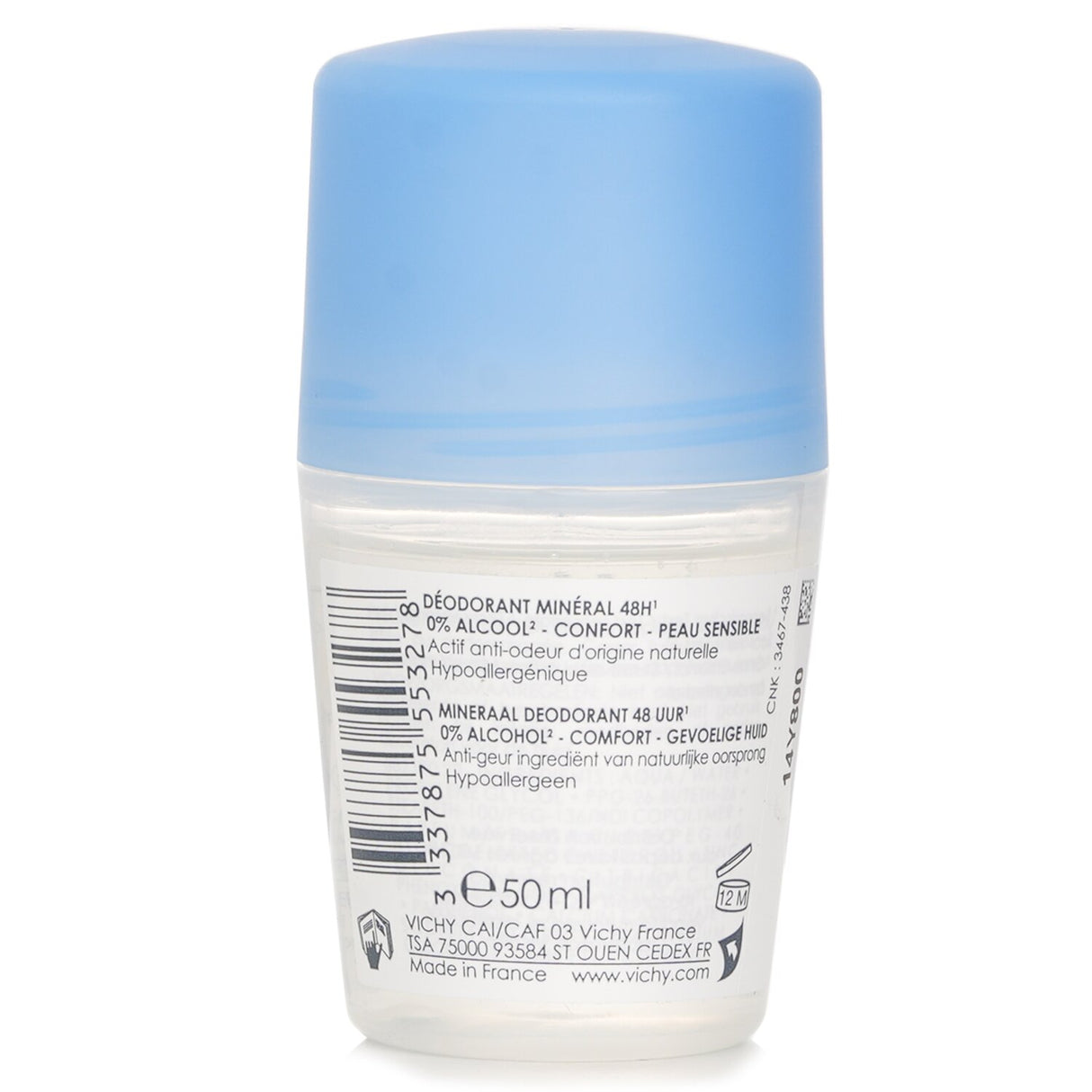 Vichy 48Hr Mineral Deodorant Roll-On 50ml/1.69oz