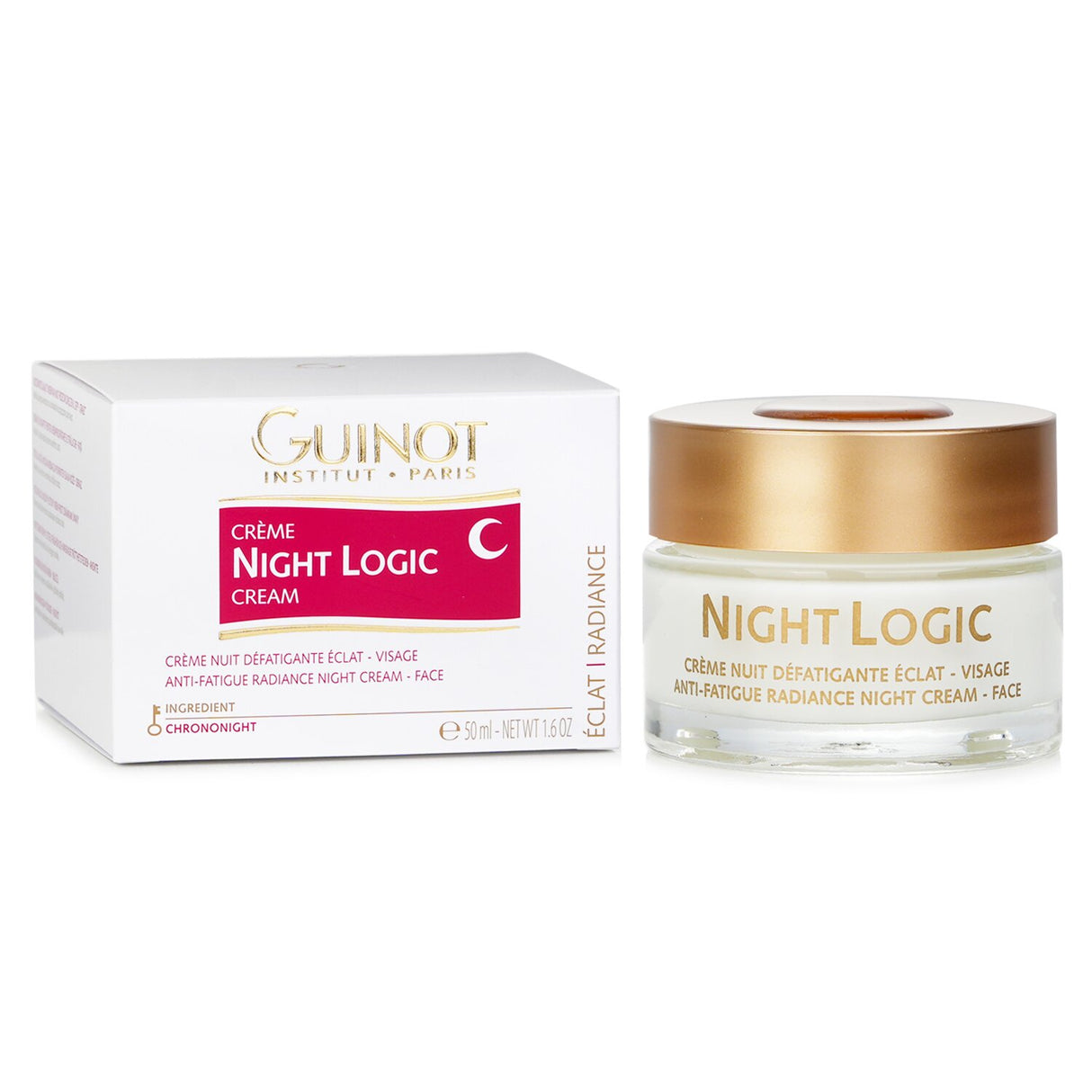 Guinot - Night Logic Cream - Anti-Fatigue Radiance Night Cream - 50ml/1.6oz