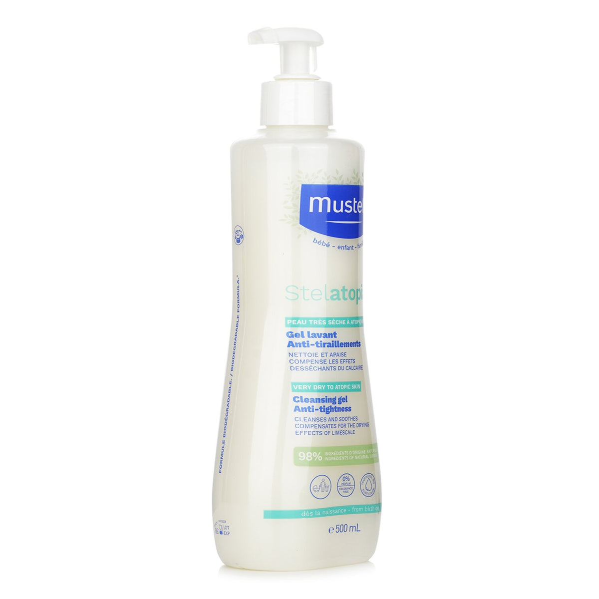 Mustela Stelatopia Cleansing Gel - For Atopic-Prone Skin 500ml/16.9oz