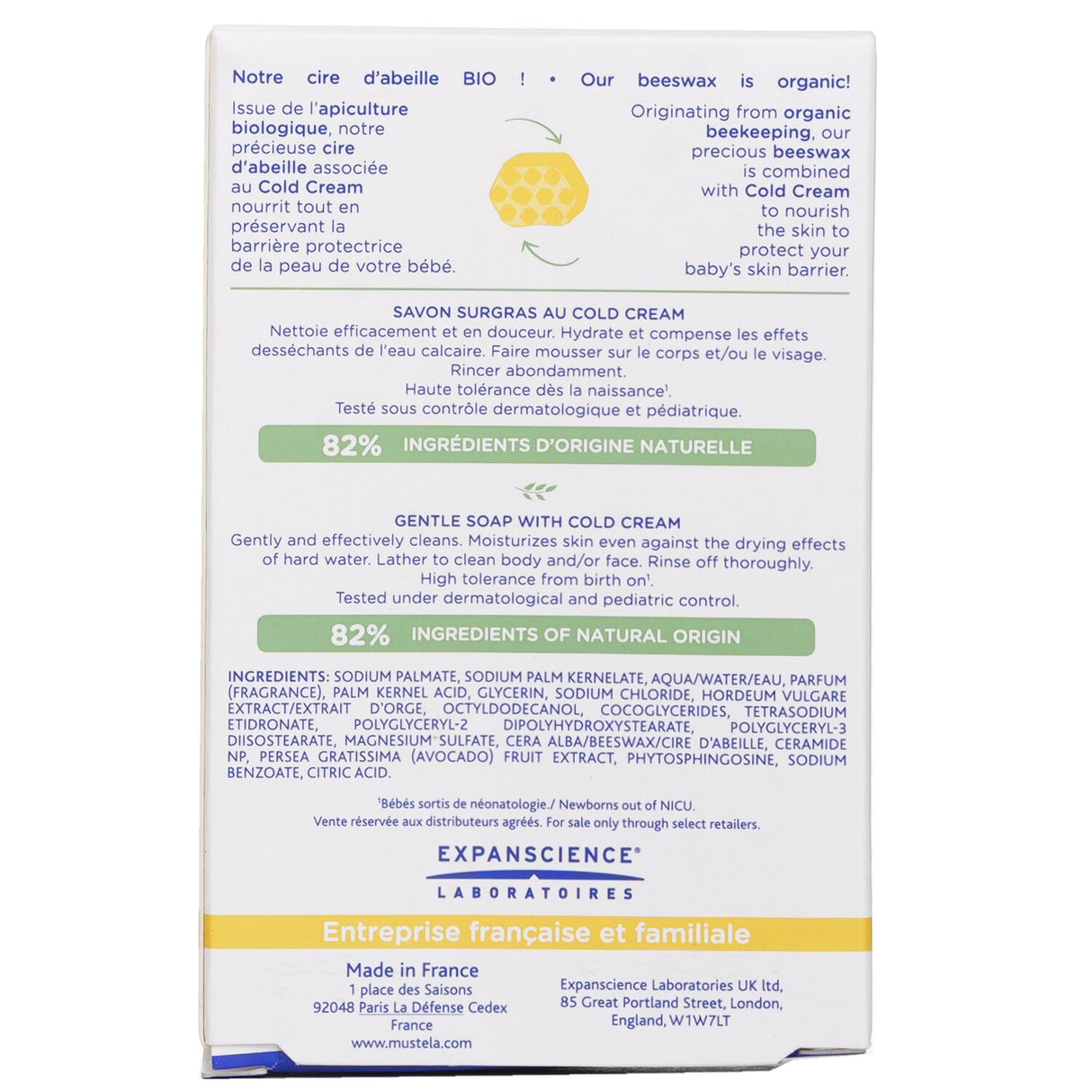 Mustela Gentle Soap With Cold Cream 100g/3.52oz