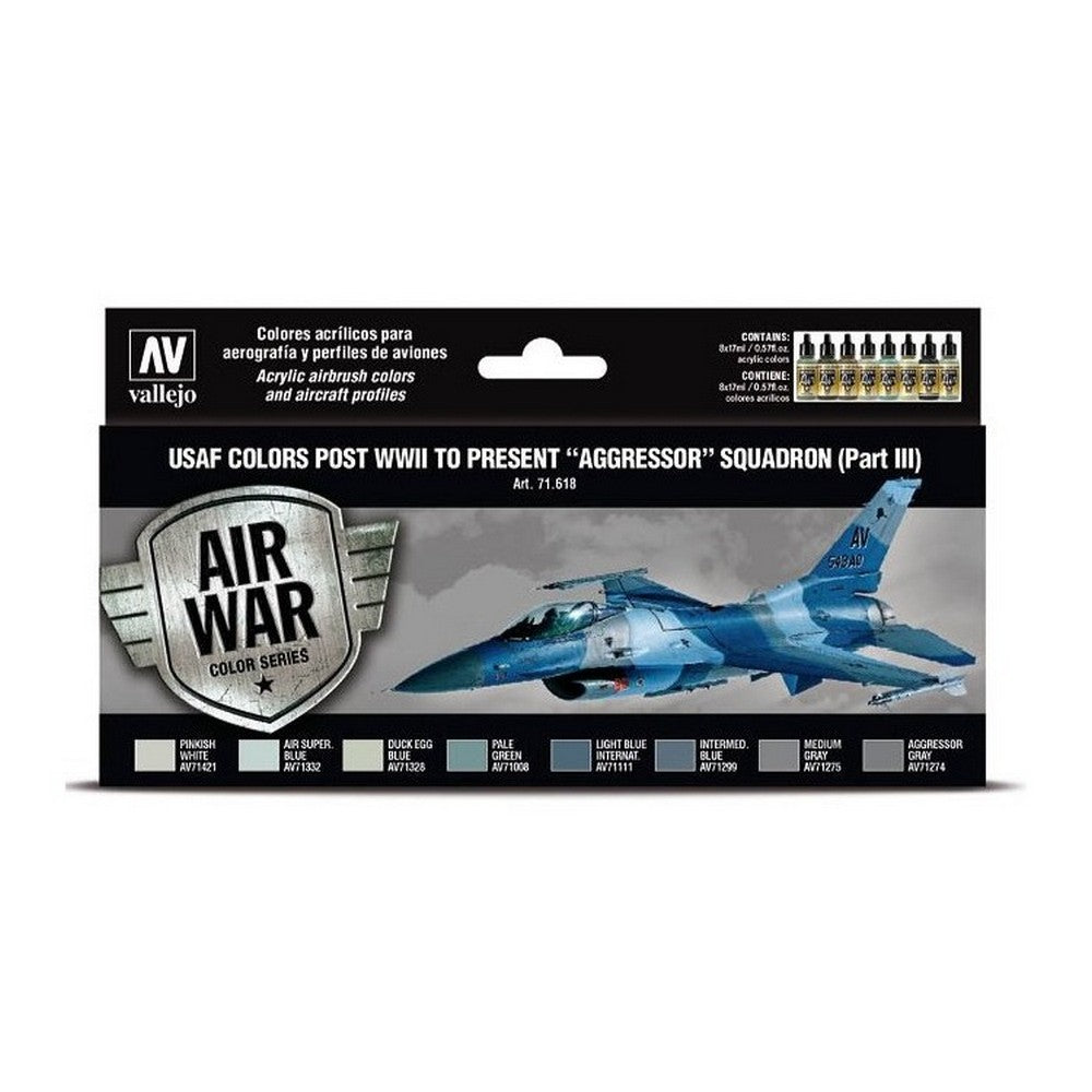 Vallejo - Model Air - Usaf - Present Aggressor Squadron Part Iii 8 Colour Set