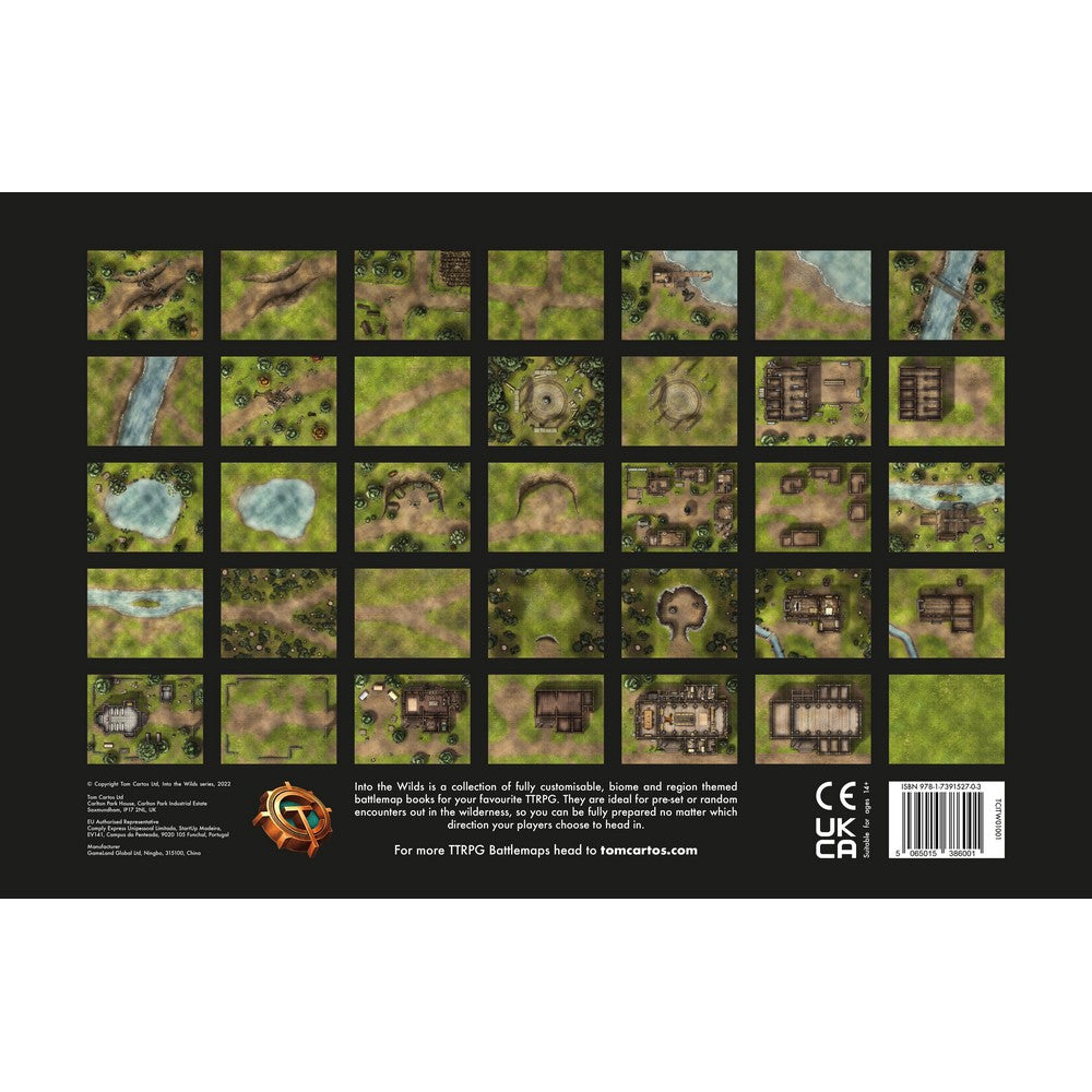 Into the Wilds Battlemap Books - Forests & Villages