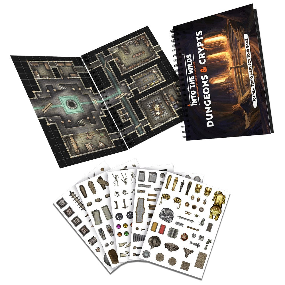 Into the Wilds Battlemap Books - Dungeons & Crypts