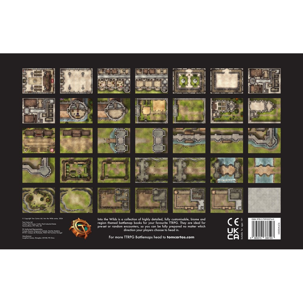 Into the Wilds Battlemap Books - Castles & Keeps
