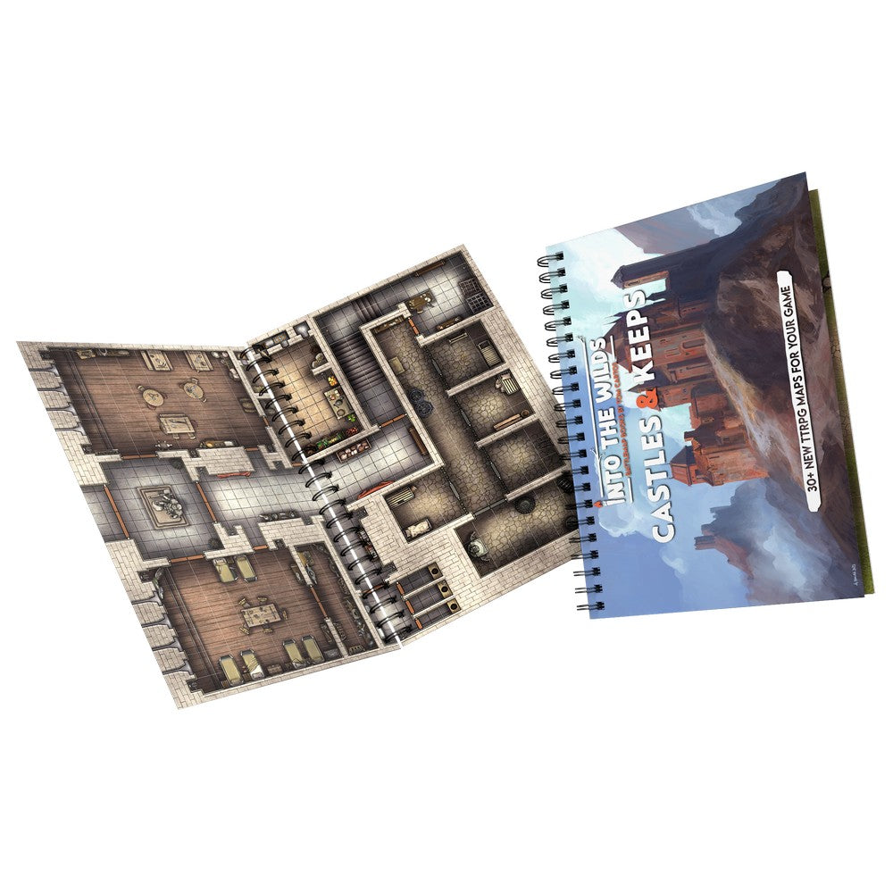 Into the Wilds Battlemap Books - Castles & Keeps