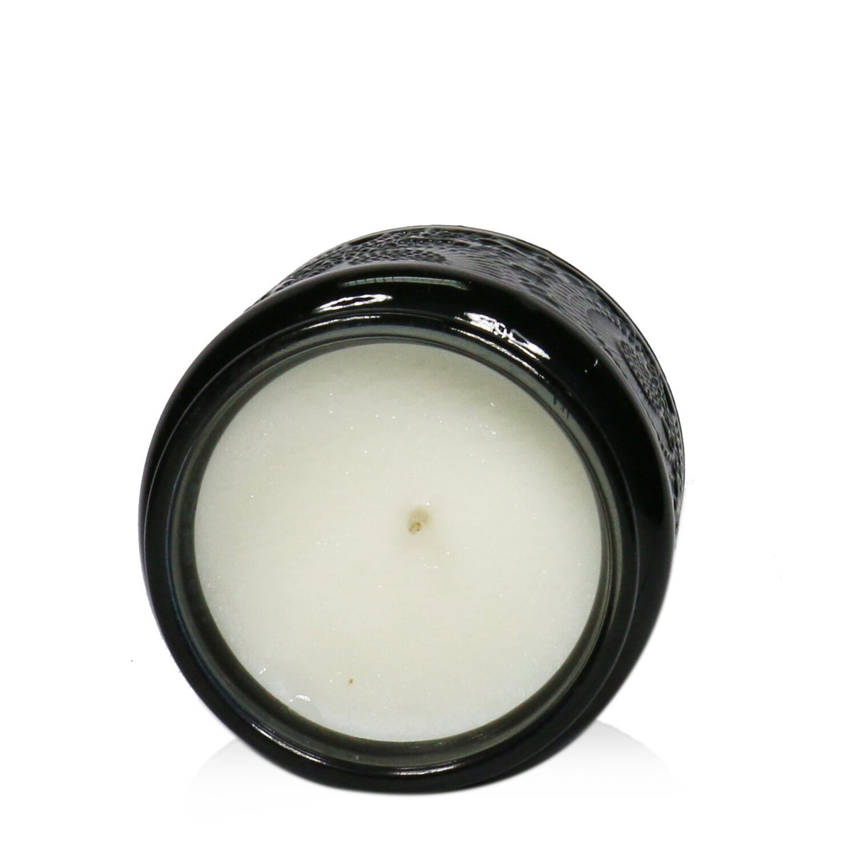 Voluspa Petite Jar Candle in Moso Bamboo, featuring a vibrant design and creating a serene atmosphere with a clean burn.
