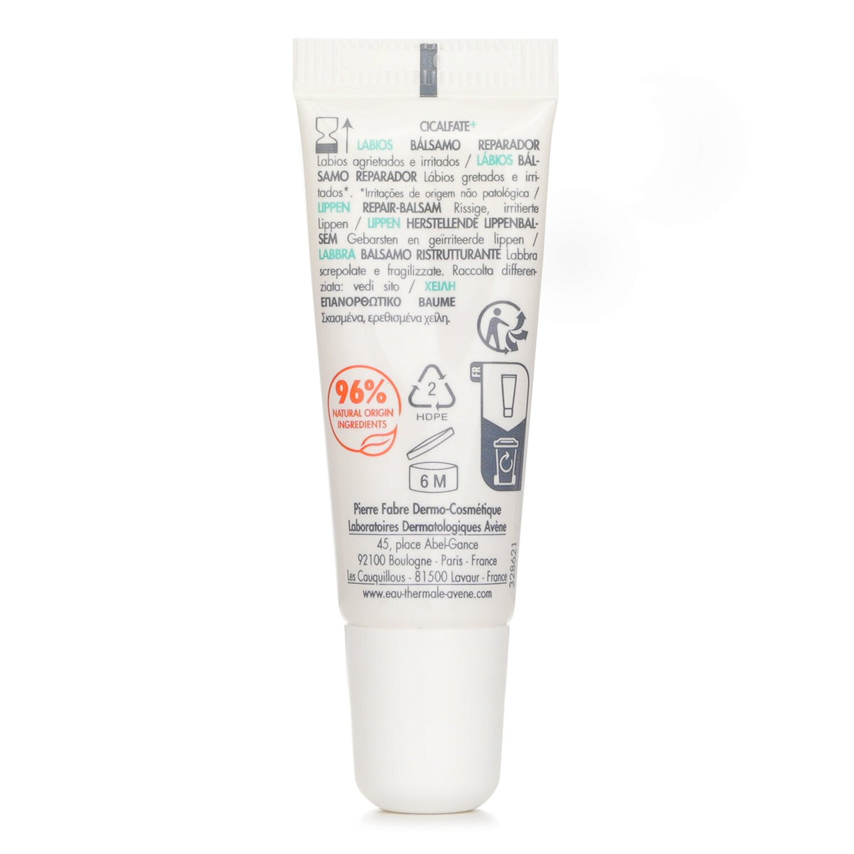 Avene Cicalfate LIPS Repair Balm - For Chapped, Irritated Lips 10ml/0.34oz