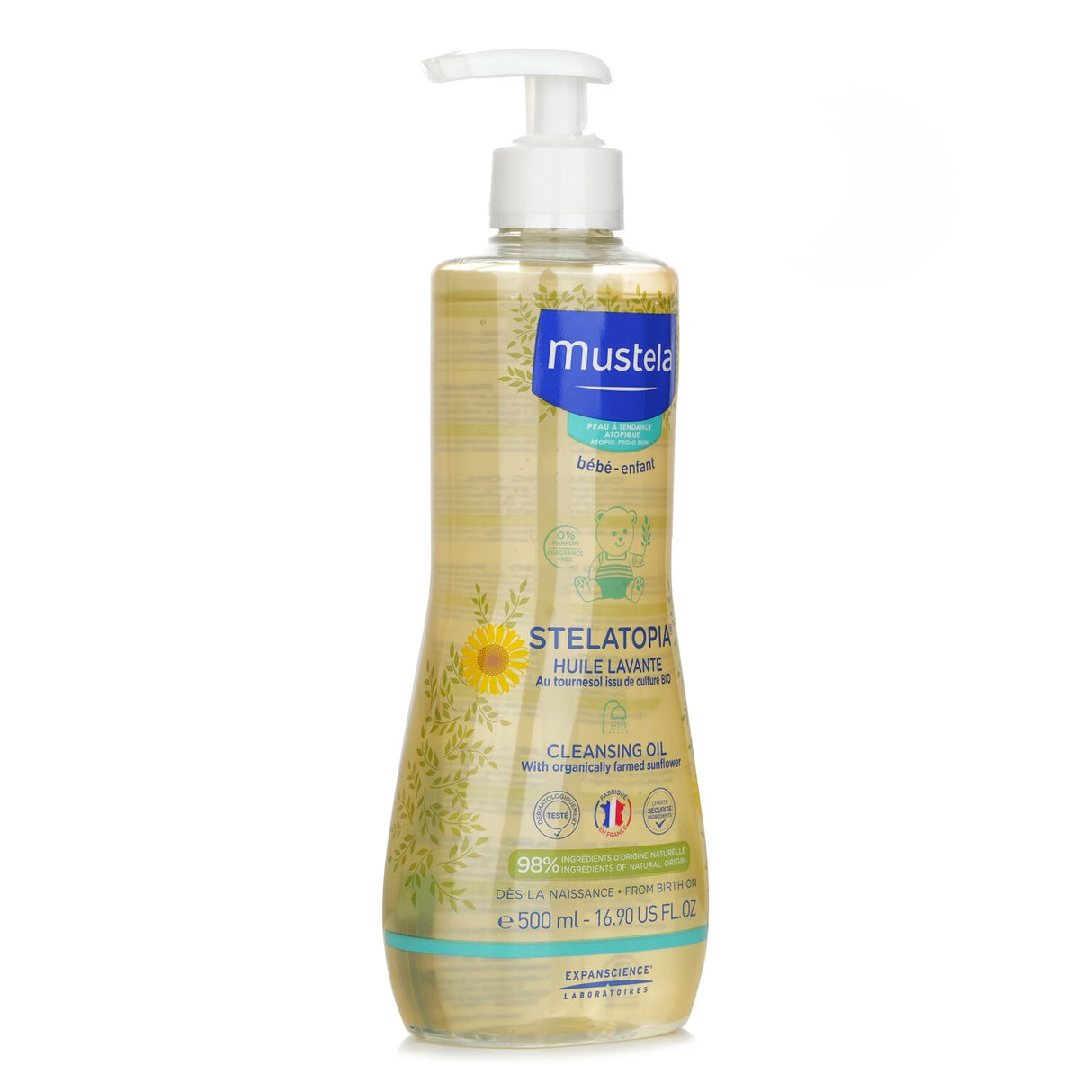 Mustela - Stelatopia Cleansing Oil - 500ml/16.9oz