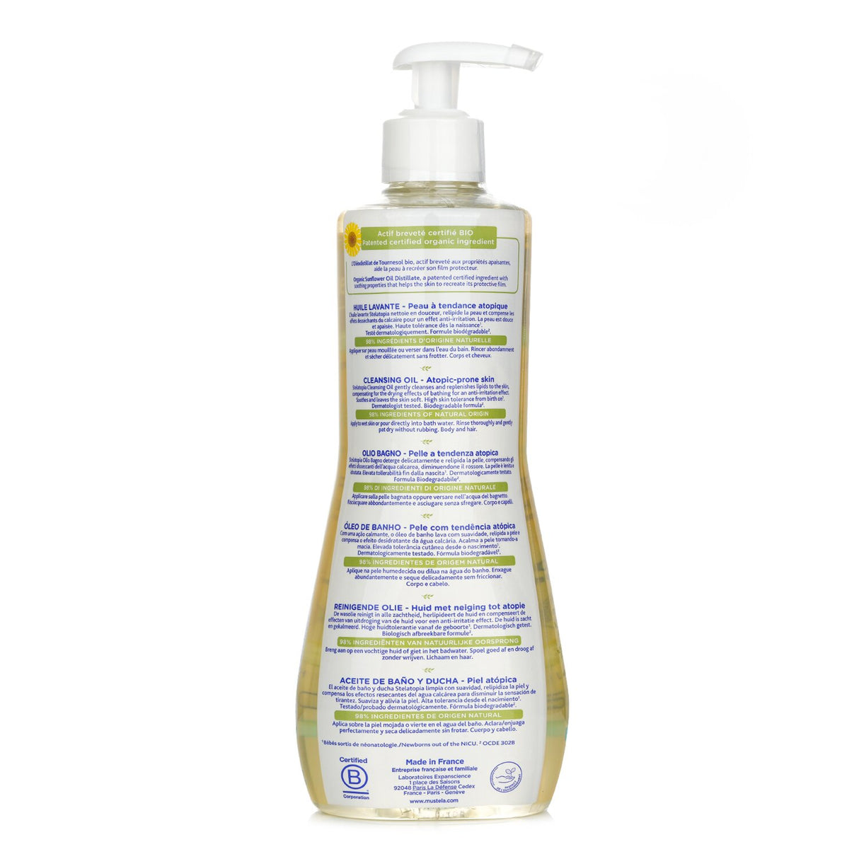 Mustela - Stelatopia Cleansing Oil - 500ml/16.9oz