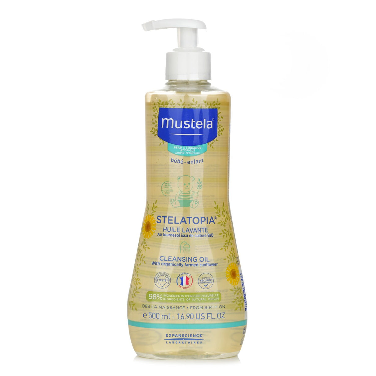 Mustela - Stelatopia Cleansing Oil - 500ml/16.9oz